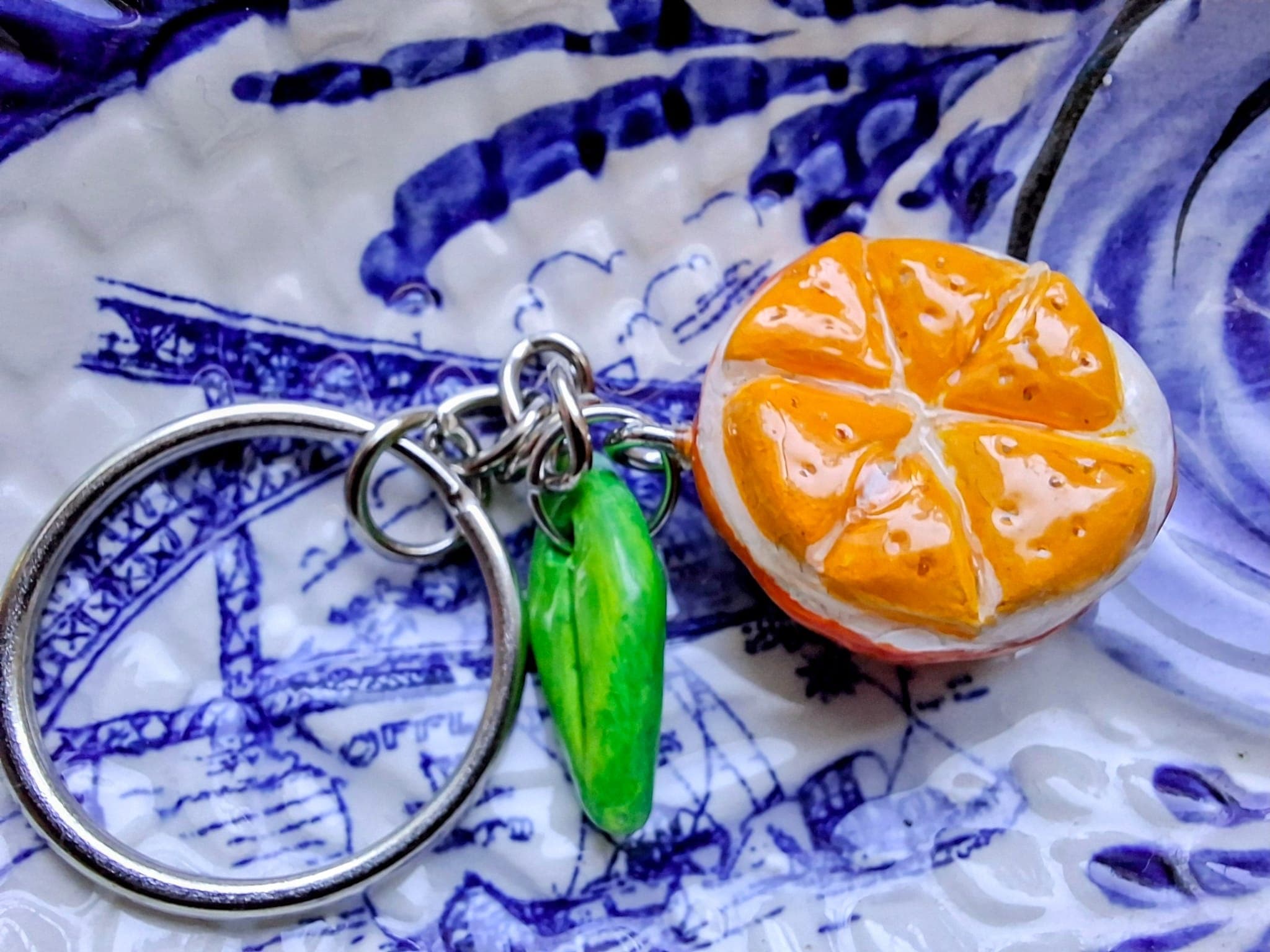 Owocki — Pomarańcza — ręcznie robiony produkt Fokimono